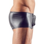 Svenjoyment Kunstleer Wetlook Shorts Dubbele Rits