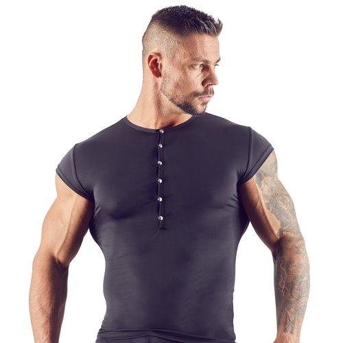 Svenjoyment Licht Transparante Mannen Shirt