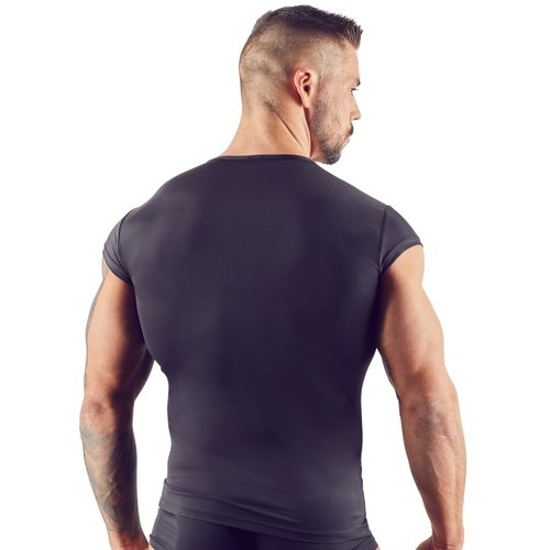 Svenjoyment Licht Transparante Mannen Shirt