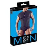 Svenjoyment Licht Transparante Mannen Shirt