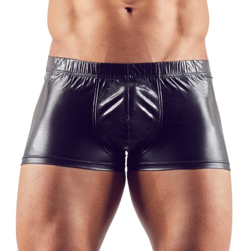 Svenjoyment Wetlook Shorts met Metalen Cockring