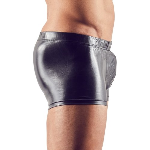 Svenjoyment Wetlook Shorts met Metalen Cockring