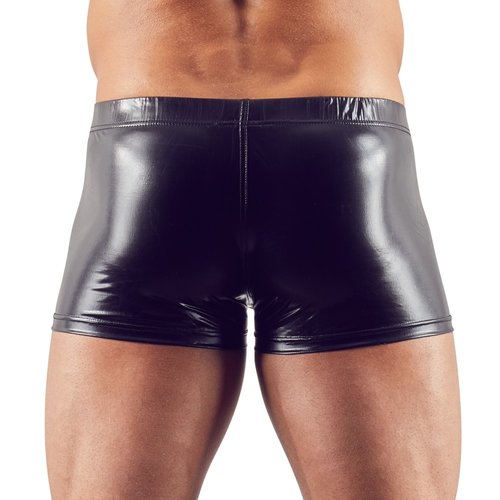 Svenjoyment Wetlook Shorts met Metalen Cockring