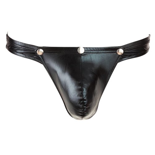 Svenjoyment Wetlook Push Up String met Pouch