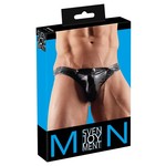 Svenjoyment Wetlook Push Up String met Pouch