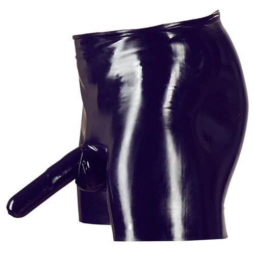 Late X Latex Fetish Broek met Anaal Ballon en Sleeve