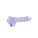 Handful Handful Crystal Clear Transparante Dildo Paars 15 cm