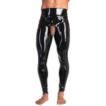 Late X Wetlook Latex Legging met Showmaster Opening