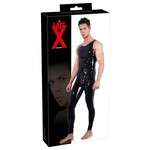 Late X Latex Wetlook Overall Jumpsuit Body