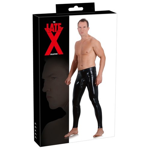 Late X Latex Legging met Showmaster Penis Sleeve