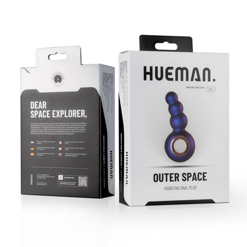 Hueman Hueman - Outer Space Vibrerende Buttplug