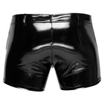 Black Level Lange Lak Shorts Nauwsluitend met Steekzakken