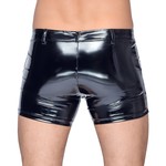 Black Level Lange Lak Shorts Nauwsluitend met Steekzakken