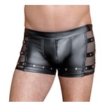 NEK Ruig Matte Wetlook Shorts met Studs