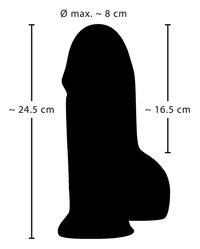 Real Big Extra Dikke XXL Realistische Dildo - 1.3 kg