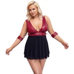 Cottelli Collection Bondage Curvy Babydoll met Bondage Boeien