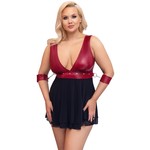 Cottelli Collection Bondage Curvy Babydoll met Bondage Boeien