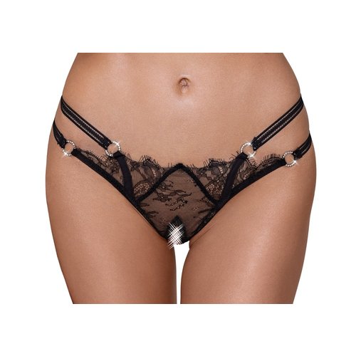 Cottelli Collection Lingerie Open Rio String van Wimper Kant