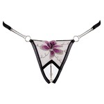 Cottelli Collection Lingerie Verleidelijke Rio String met Bloem