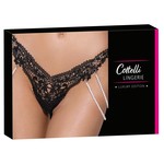 Cottelli Collection Lingerie Riostring met Decoratieve Pareltjes