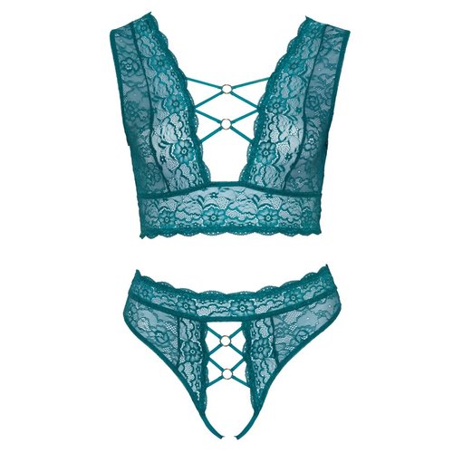 Cottelli Curves Curvy Bralette Set met Open Kruis