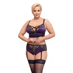 Cottelli Curves Curvy Bralette met Jarretels