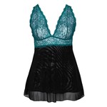 Cottelli Curves Curvy Babydoll met Kanten Motieven