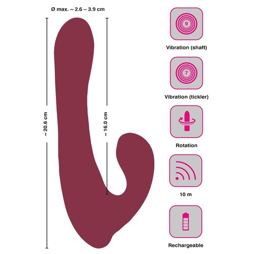 JAVIDA Roterende Rabbit Vibrator