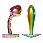 ANOS Metalen Regenboog Buttplug Set