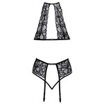 Kissable Bloemenstijl Lingerie Halternek Set