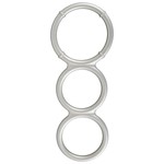 You2Toys Siliconen Triple Cockring  Metallic