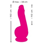 Sweet Smile Power Vibrator Dildo met Dual Motor