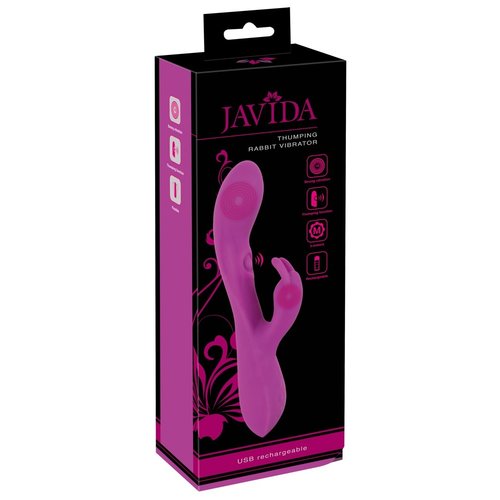 JAVIDA Luxe Rabbit Vibrator met Klopfunctie