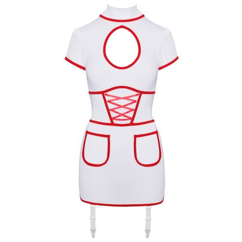 Hoogwaardig Verpleegster Mini Jurk Kostuum Cottelli Collection Costumes Hoogwaardig Verpleegster Mini Jurk Kostuum
