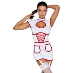 Cottelli Collection Costumes Hoogwaardig Verpleegster Mini Jurk Kostuum