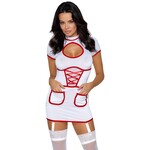 Hoogwaardig Verpleegster Mini Jurk Kostuum Cottelli Collection Costumes Hoogwaardig Verpleegster Mini Jurk Kostuum