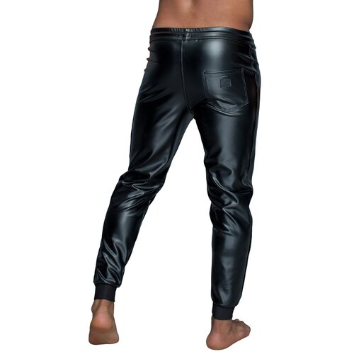 Noir Wetlook Lange Broek Matte Uitvoering