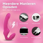 Easylove Straploze Voorbind Dildo Koppelvibrator met Afstandsbediening