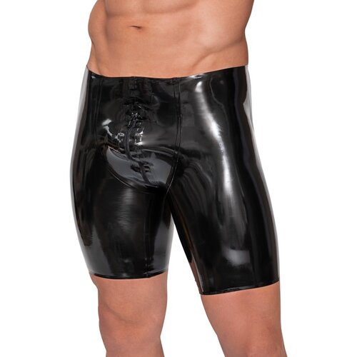 Late X Strak Kort Biker Latex Broekje