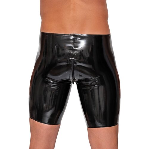 Late X Strak Kort Biker Latex Broekje