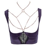 Abierta Fina Longline Open Luxe Jarretel Beha Set