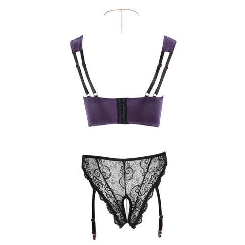 Abierta Fina Longline Open Luxe Jarretel Beha Set