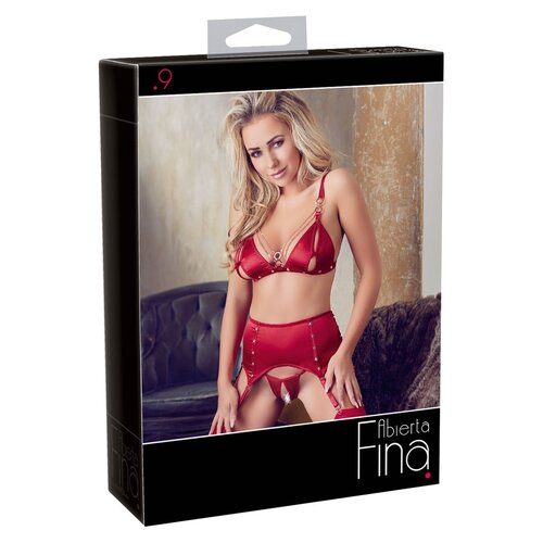 Abierta Fina Open Beha en String Set Extra Elegant