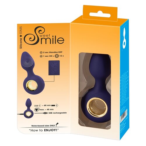 Sweet Smile Vibrerende Buttplug Extra Veilig