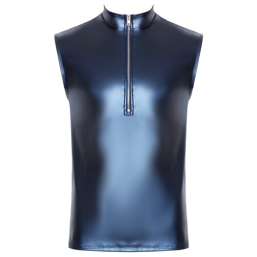 NEK Metallic Wetlook Mannen Shirt Mat