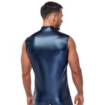 NEK Metallic Wetlook Mannen Shirt Mat