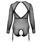 Cottelli Curves Open Kruis Bodysuit Curvy Vrouwen