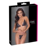 Cottelli Collection Lingerie Kanten Set met Doorzichtige Bandjes