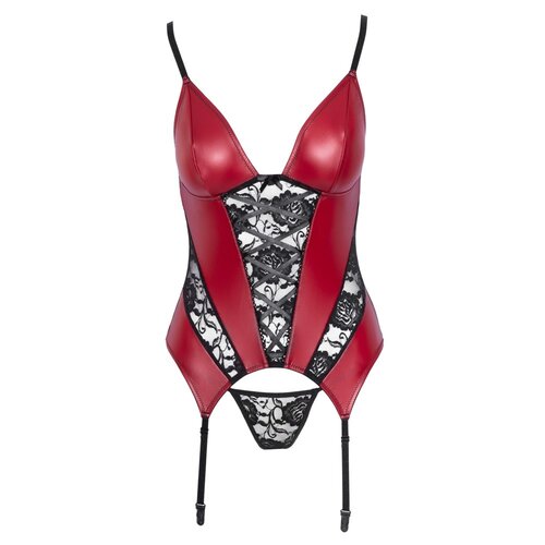 Spannende Jarretel Hemd met Veters Cottelli Collection Lingerie Spannende Jarretel Hemd met Veters