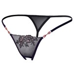 Cottelli Collection Lingerie Open String met Motiefje